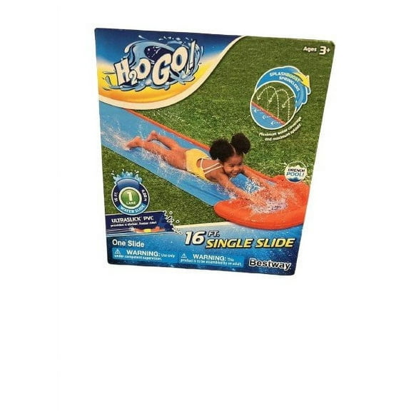 H2Ogo Single Water Slide for Kids 16 Ft.
