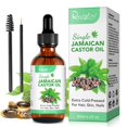 thumbnail image 1 of Aceite de ricino negro jamaicano 60 ml Aceite de ricino para masaje corporal único Aceite esencial de masaje hidratante orgánico para el crecimiento del cabello Cuidado corporal Pestañas y cejas, 1 of 5