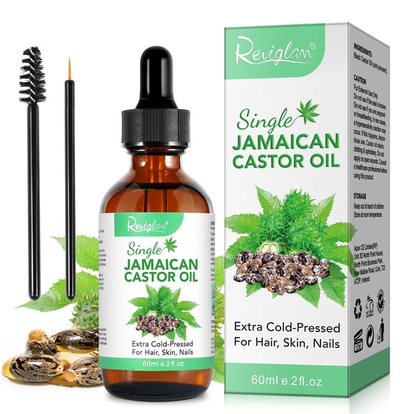 Aceite de ricino negro jamaicano 60 ml Aceite de ricino para masaje corporal único Aceite esencial de masaje hidratante orgánico para el crecimiento del cabello Cuidado corporal Pestañas y cejas