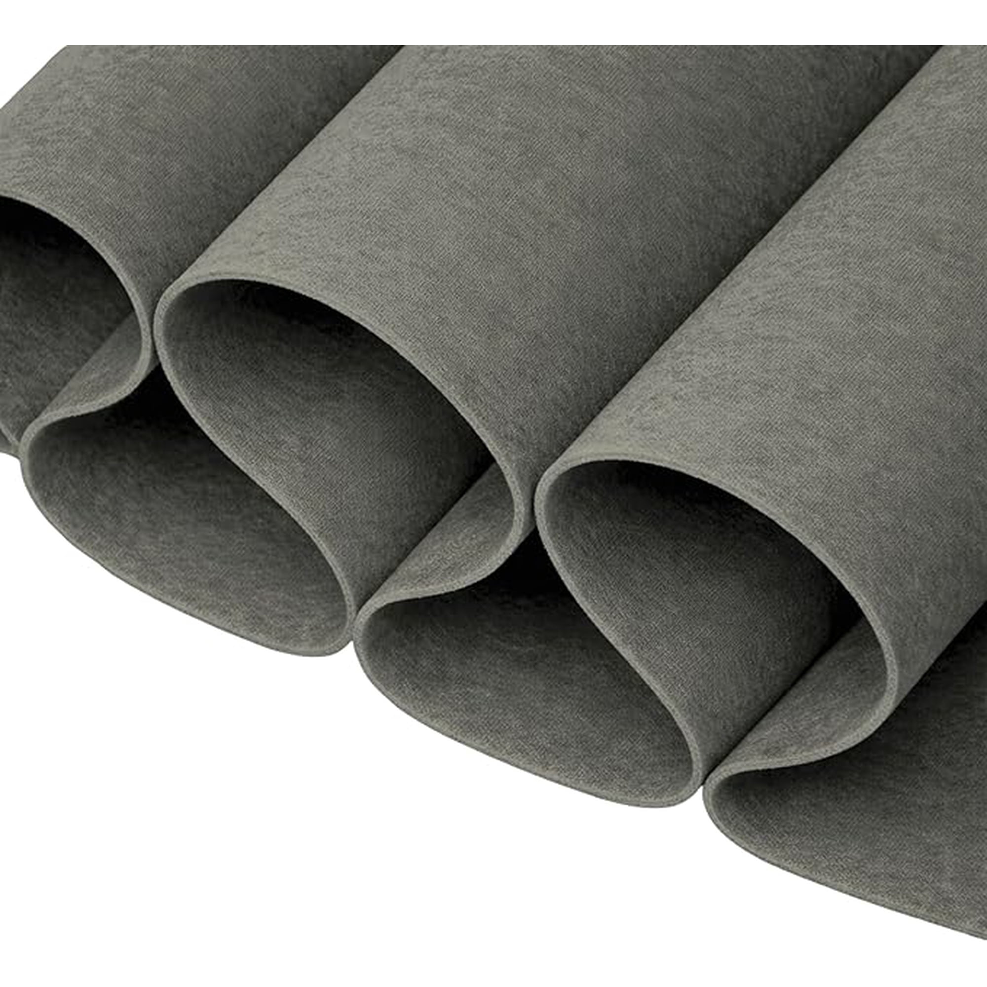 FabricLA Acrylic Felt Fabric - 72" Inch Wide 1.6mm Thick Felt by The Yard - Use Felt Sheets for Sewing, Cushion and Padding, DIY Arts & Crafts - Platinum Grey, Half Yard