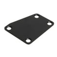 thumbnail image 1 of Bass Neck Plate, Electric Guitar Neckplate Wide Application Trapezoidal With 4pcs Screw For Replacement Black,Gold, 1 of 8