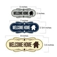 thumbnail image 4 of Designer Welcome (Home) Sign (Black Gold) - Medium, 4 of 4