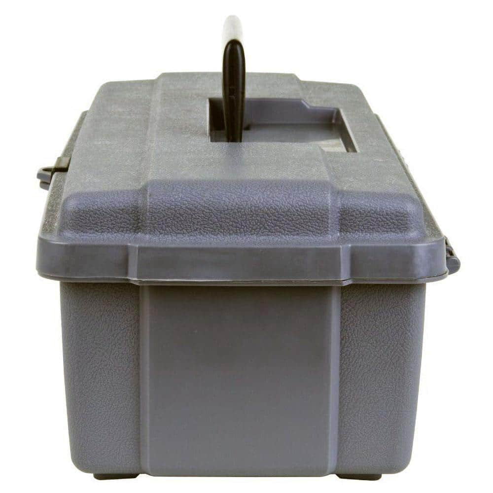 Flambeau 17800-2 Gray Utility Tool Box with Lift-Out Tray: 16.6" x 8.8" x 7.1"