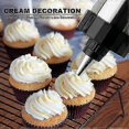 thumbnail image 5 of Professional Stainless Steel Pastry Syringe Biscuit Press Pastry Gun With 13 Biscuit Discs And 8 Nozzles, 5 of 5