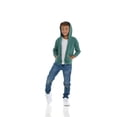 thumbnail image 6 of Cudlie 2-Pack Toddler Zip-Up Hoodies for Boys and Girls – Colorful Cotton Blend Sweatshirts with Pockets – Durable Machine Washable Kids Jacket - Silver Pine, Coronet Blue - Size 18 Months, 6 of 11