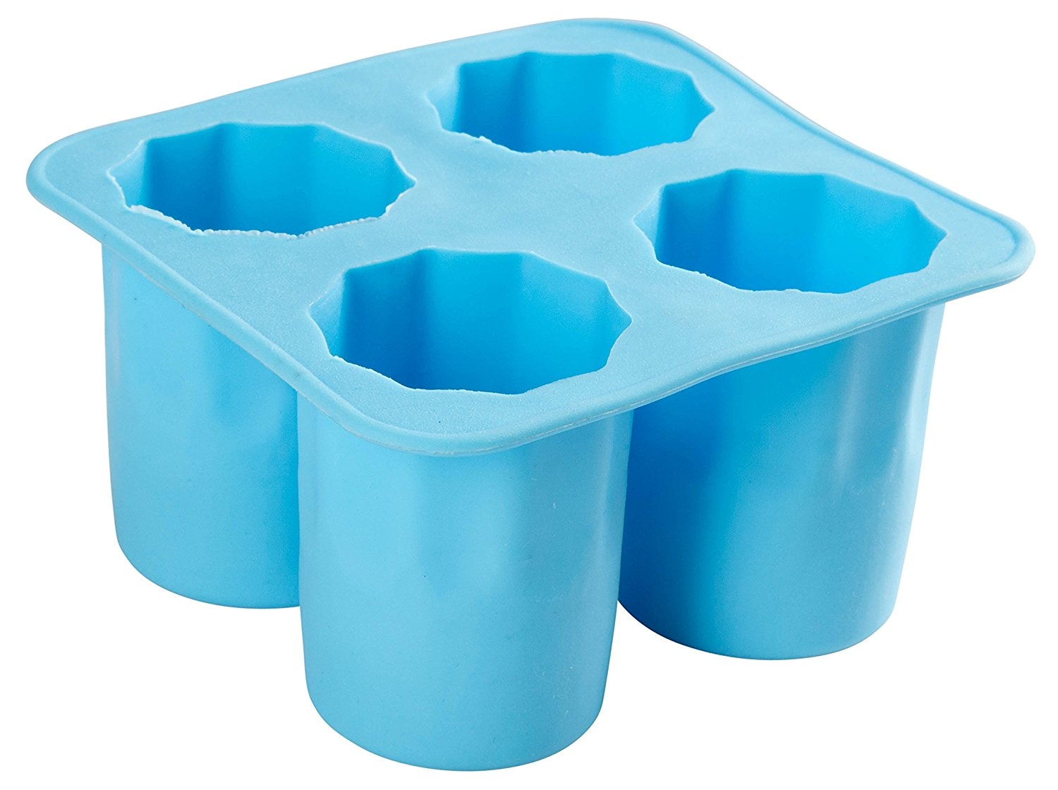 Shot Glass Ice Mold Silicone Tray Makes Shot Glasses Out of Ice By