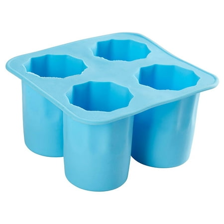 Shot Glass Ice Mold Silicone Tray Makes Shot Glasses Out of Ice - By Kitchen Winners