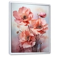 thumbnail image 2 of Designart "Monochromatic Tulips against Dramatic Sky" Tulips Floater Framed Wall Art Prints, 2 of 5