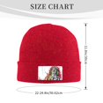 thumbnail image 3 of Beetlejuice Winter Hats Warm Knit Cuffed Beanie Unisex Skull Knitted Caps Fashion Ski Hat For Men And Women Red, 3 of 9