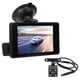 thumbnail image 5 of Grabadora De Video Para Automóvil, Visión Nocturna Infrarroja Monitoreo De Estacionamiento Las 24 Horas Pantalla De 4 Pulgadas Detección De Movimiento Cámara De Tablero De Tres ANGGREK Fotografía, 5 of 8