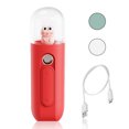 thumbnail image 1 of Inteprter Mini rociador de agua para la cara, portátil, de mano, para mujer, vaporizador Facial, 35ml, atomizador hidratante automático, cuidado de la Humidificadores Rojo Inteprter HA007734-05B, 1 of 6