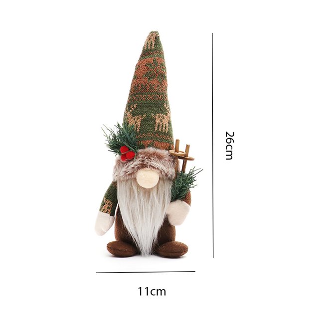 Navidad sin rostro Gnomo estilo campestre americano peluche enano suministros festivos Wdftyju accesorios de vacaciones para niños regalos de Año Nuevo