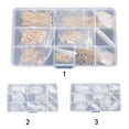 thumbnail image 3 of 3 cajas, 3 colores, kit de inicio para joyas, aretes, s, collares, hallazgos Baoblaze Joyería que encuentra el kit, 3 of 8