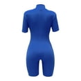 thumbnail image 2 of Aayomet Womens Jumpsuits Jumpsuit Polyester Solid Color Indoor Girl,Blue XXL, 2 of 4