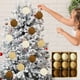 thumbnail image 5 of Fiudx Bolas Navideñas de Terciopelo, Diseño de Textura Flocada, Juego de 9 Piezas, Adornos Fáciles de Colgar, Ideales para Decorar El Árbol de Navidad, Versátiles para Decoración de Interiores, Tamañ, 5 of 6