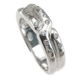 thumbnail image 2 of 925 Sterling Silver Wedding Rings for Women & Wedding Band Make Great Birthday Gifts for Women, 2 of 5