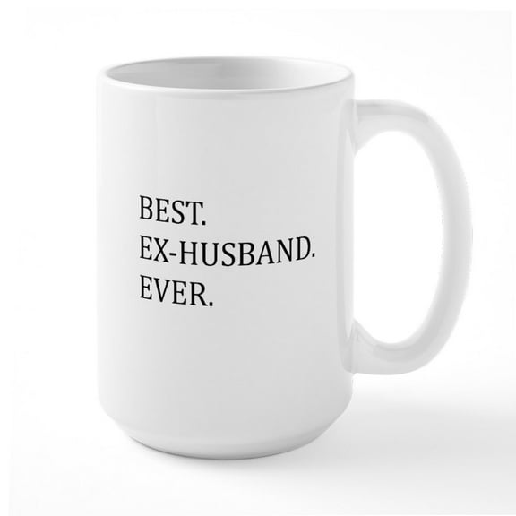 CafePress - Best Ex Husband Ever Mugs - 15 oz Ceramic Large White Novelty Mug