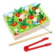 thumbnail image 1 of Juguetes Montessori Clip de abejas Motor educación Carrot Harvest Game Juguetes de Ejercicio Sunnimix Clip Bee juego, 1 of 8