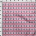 thumbnail image 3 of oneOone Cotton Poplin Fabric Chevron & Tree Block Print Fabric BTY 56 Inch Wide, 3 of 4