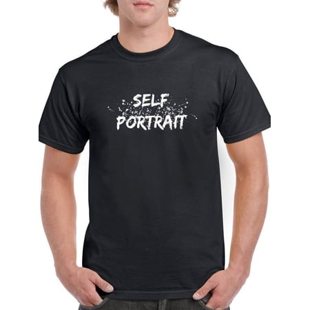 Self Portrait T-Shirt Men -Smartprints Designs Male x-Large