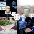 thumbnail image 2 of POGLIP Pink Polka Dot Set of 8 Coaster for Drinks, Absorbent Ceramic Stone Coasters Cup Mat with Cork Base for Home Kitchen Room Coffee Table Bar Decor, 2 of 4
