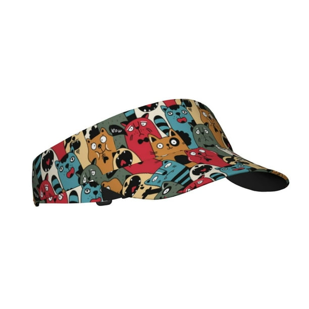 Balery Different Cats 1 Gorra deportiva con visera ajustable para mujer y hombre (talla única)