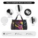 thumbnail image 4 of Easygdp Neon Gothic Skull Moon Bolsa de Gimnasio, Bolsa de Viaje Duffel, Bolsa de Fin de Semana con Compartimentos, Bolsa de Mano para Noche, 4 of 7