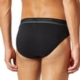 thumbnail image 3 of UNCOVER by SCHIESSER Calzoncillos para hombre, paquete de 5 - Calzoncillos riñoneros, tejido jersey sencillo, color liso Negro 2XL (XX-Large), 3 of 4