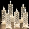thumbnail image 2 of Velas LED Sin Llama con Forma , 6 Velas Románticas A Batería, Velas LED de Pilar para el Día de San Valentín, 2 of 5