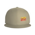 thumbnail image 3 of DouZhe Flat Brim Cap Snapback Hat, Romantic Welcome Sign Prints Adjustable Yellow Adult Baseball Cap, 3 of 6