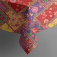 thumbnail image 5 of Pioneer Flower Floral Print Pattern Square Tablecloth, Waterproof Wipeable Spillproof Washable Table Cover for Home Kitchen Party Decor, 42"x42", 5 of 6