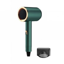 HIBIBUD Compact Small Hair Dryer Lightweight, Portable Quiet Blow Dryers with Folding Handle Ceramic Tourmaline Hair Dryer for Travel, Diffuser Hair Dryer, Green