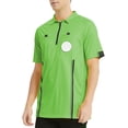 thumbnail image 3 of Toptie Men\'s Soccer Referee Jersey Officials Pro Short Sleeve Referee Shirts-Green-L, 3 of 7