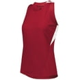 thumbnail image 4 of Holloway Sportswear L Womens PR Max Track Jersey Scarlet/White 221335, 4 of 5