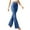 Blue, variant on Women's Petite Jeans High Waisted Bottom Jeans Trendy Yoga Pants Stretchy Flare Leggings With Pockets