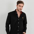 thumbnail image 2 of Camisa Básica Caballero MULETTA Regular Fit Negro, 2 of 4