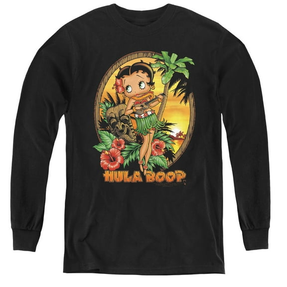 Betty Boop - Hula Boop Ii - Youth Long Sleeve Shirt - X-Large