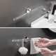 thumbnail image 3 of 20" Towel Rack, Clear Acrylic Towel Rack with Stainless Steel Base, Lucite Towel Rack for Bathroom Wall (Silver), Toilet Towel Rack Toilet Towel Holde, 3 of 5