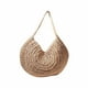 thumbnail image 3 of Bolso de playa de paja, bolso de compras informal para mujer, bolso bohemio para festivales festivos. A, 3 of 9