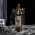 thumbnail image 2 of RV 5 Pvc impermeable vino tinto helado portátil bolsas de vino de hielo embalaje de vino bolso transparente bolsa de regalo Rojo Verde, 2 of 5