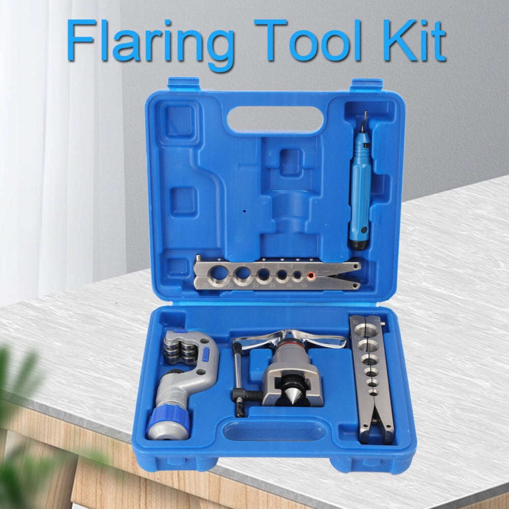 TABODD Manual Flaring Tool Kit For 1/4"-3/4" 6-19mm Alu/Soft Copper Pipe Flare Tool Kit