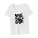 thumbnail image 5 of Camiseta para mujer Yinane ropa deportiva de verano XL con cuello redondo, 5 of 7