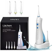 Cordless Water Flosser Lachen 3 Modes Portable Dental Oral Irrigator with 5 Jet Tips