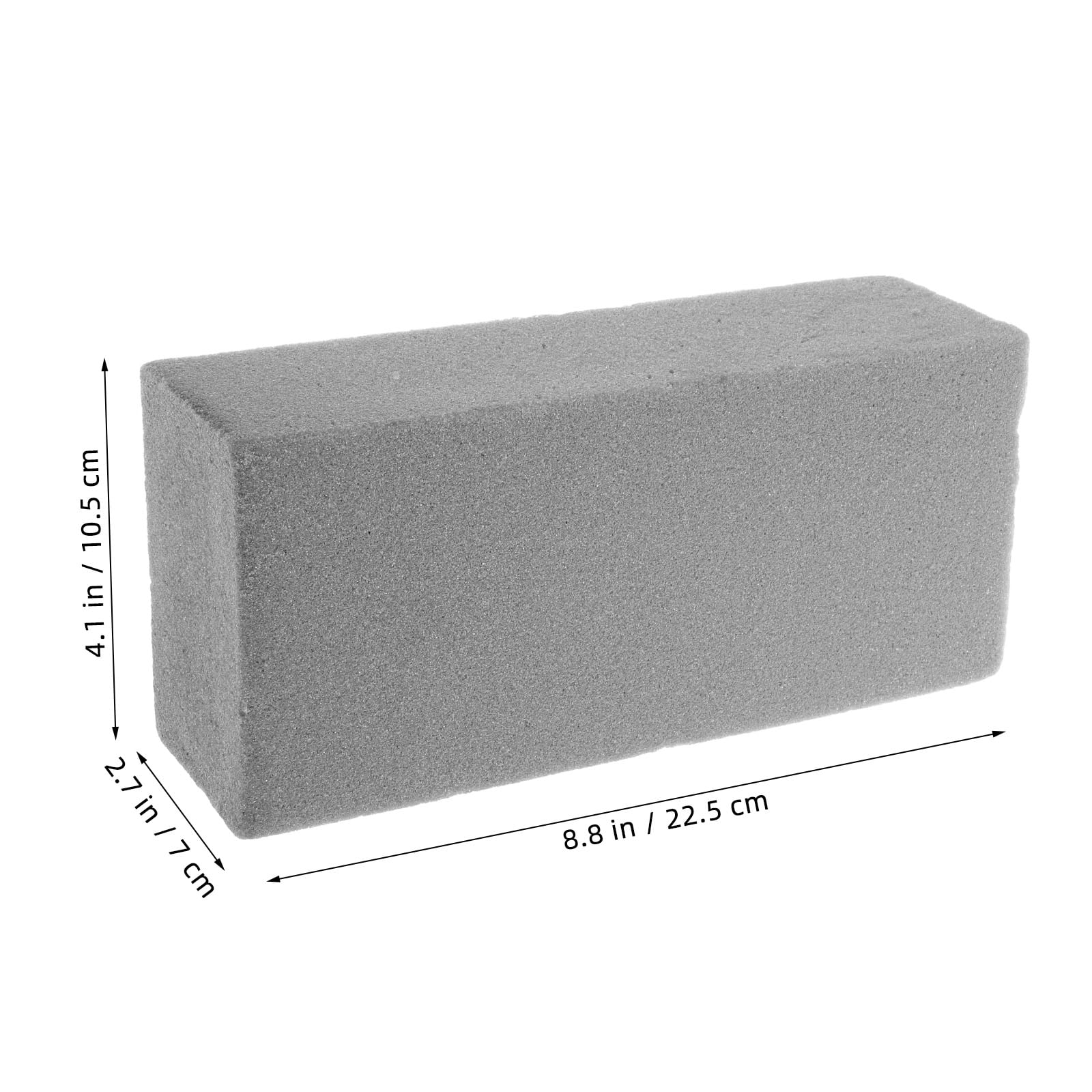 LOLIPPYY Grey Floral Mud Base for Flower Arrangements, Flower Holder Supplies for Home, Wedding, and Event Decorations