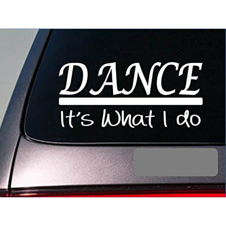 Dance sticker decal *E365* dance shoes dancer ballet tap crunk