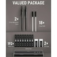 thumbnail image 2 of Four Candies Metal Mechanical Pencils 0.7mm, 2PCS Pencils Mechanical 0.7 with Dual Spring, 8 Tubes HB Lead Refills, 2PCS 4B Erasers and 18PCS Eraser Refills, Mechanical Pencil Set for Writing Drawing, 2 of 7