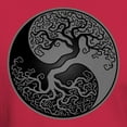 thumbnail image 3 of CafePress - Grey And Black Yin Yang Tree T Shirt - Men's Classic Graphic Cotton T-Shirt, 3 of 4
