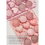 Colorgram Pin Point Eyeshadow Palette 01 Peach+Coral