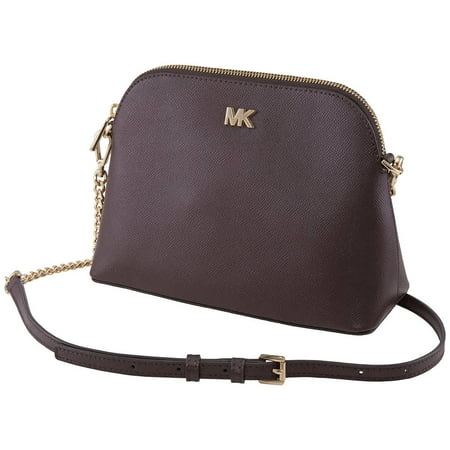 Michael Kors Large Crossgrain Leather Dome Crossbody Bag