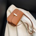 thumbnail image 4 of Sywqhk Bolso De Hombro De Cuero De Pu Retro Para Mujer Bolsos De Mini Axilas De Color Sólido (Marrón) Sywqhk Para estrenar, 4 of 6